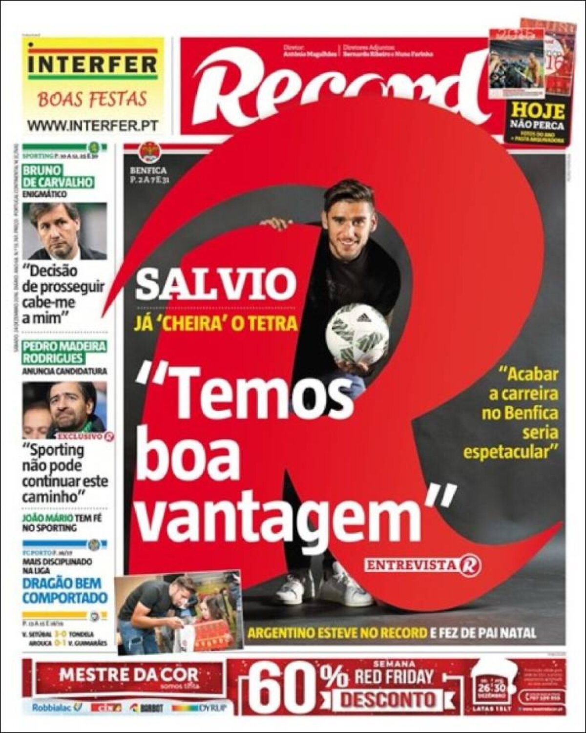 Ce scriu azi ziarele de sport din lume (24 decembrie 2016)