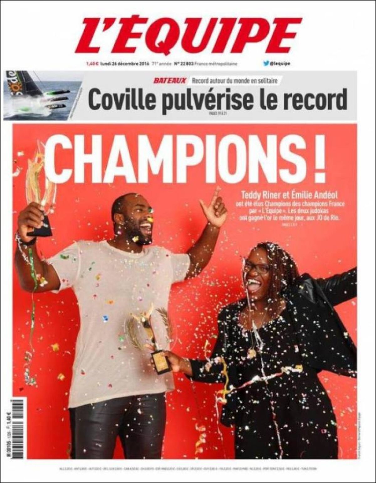 Ce scriu azi ziarele de sport din lume (26 decembrie 2016)