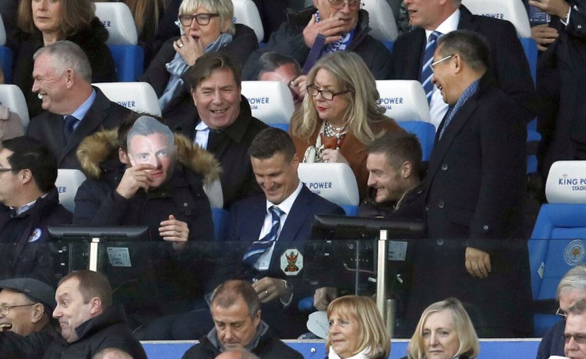 FOTO Reacția lui Vardy când a văzut ce i-au pregătit clubul și fanii la meciul cu Everton