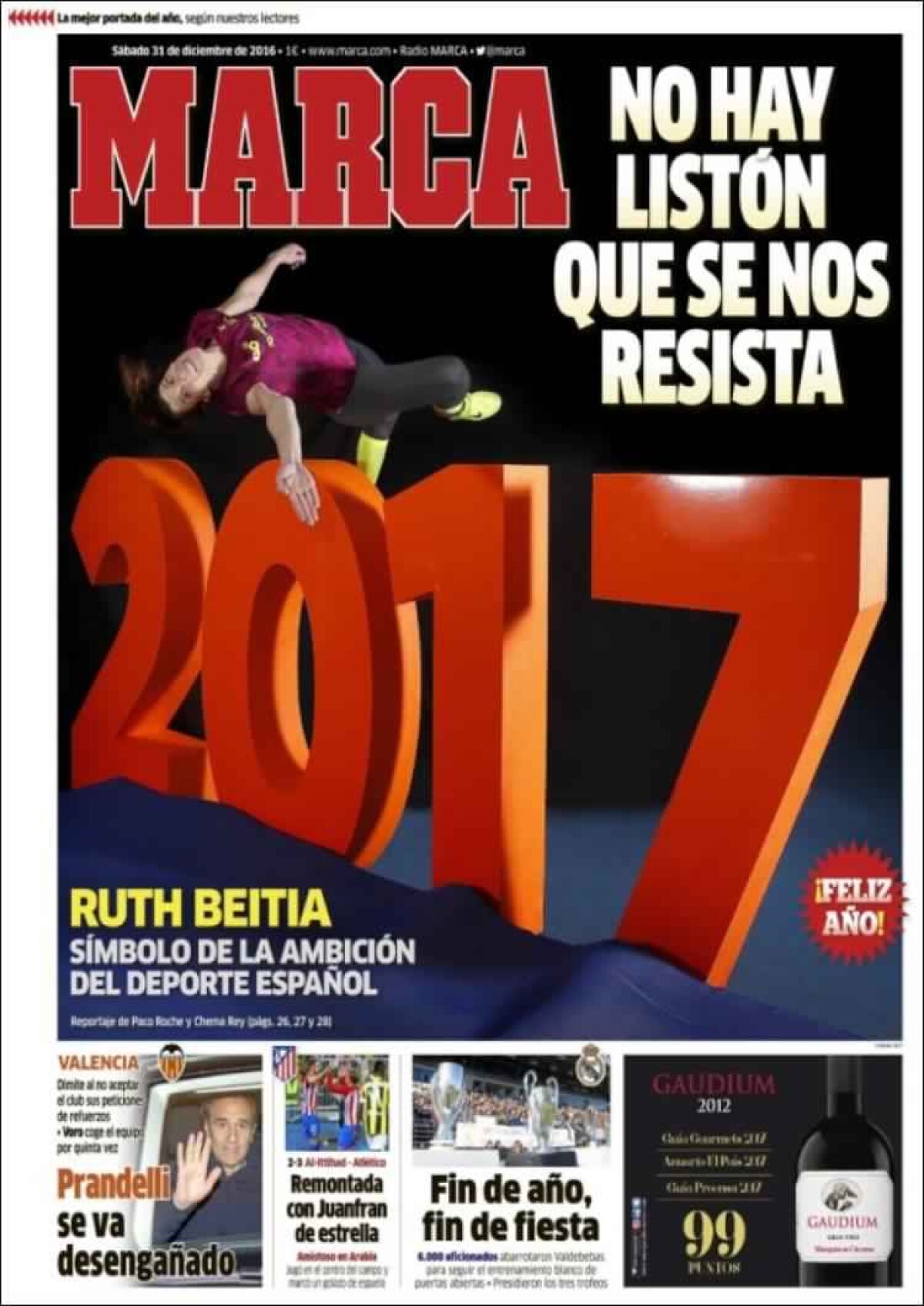 Ce scriu azi ziarele de sport din lume (31 decembrie 2016)