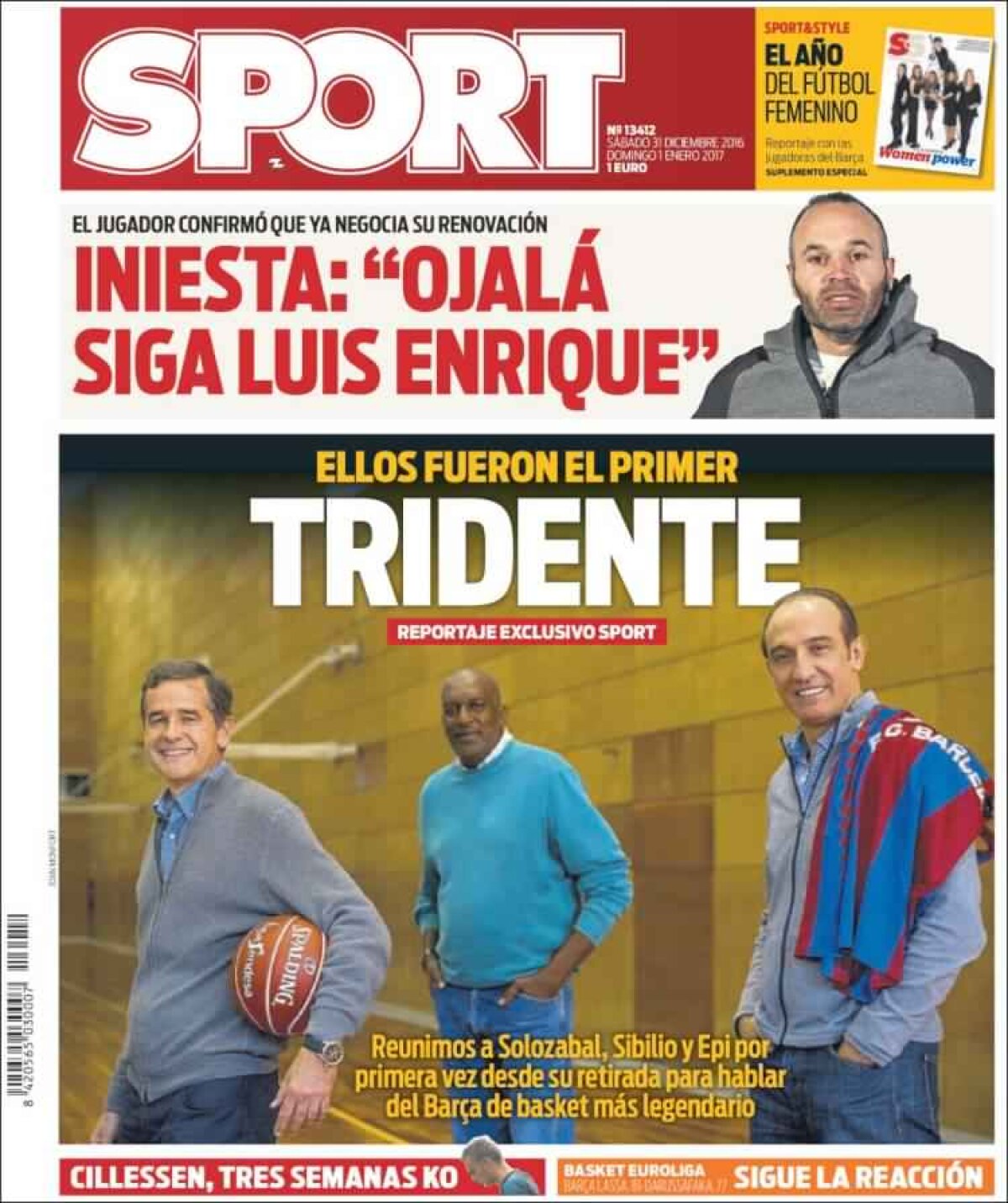 Ce scriu azi ziarele de sport din lume (31 decembrie 2016)