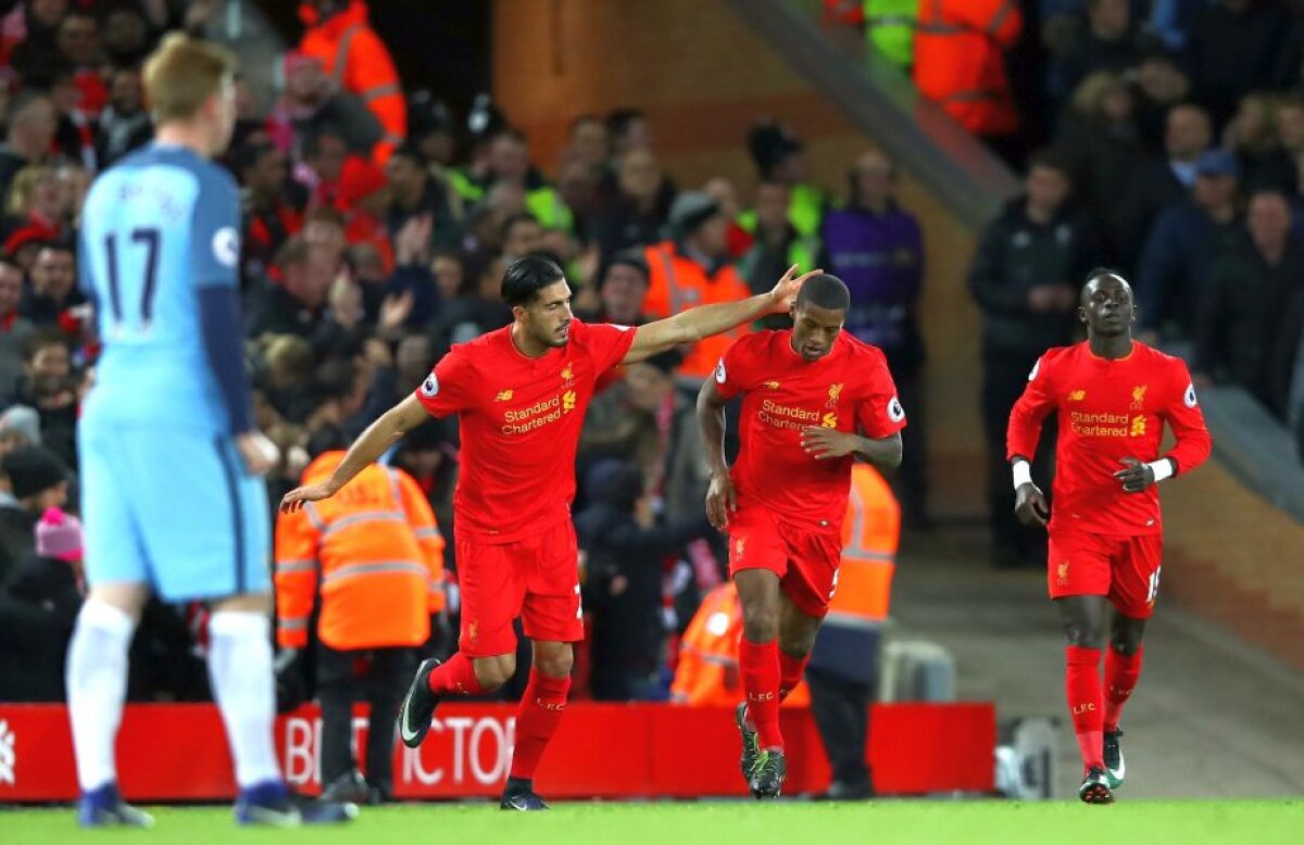 VIDEO și FOTO » Klopp îl învinge pe Guardiola și Liverpool își consolidează poziția a doua în Premier League!