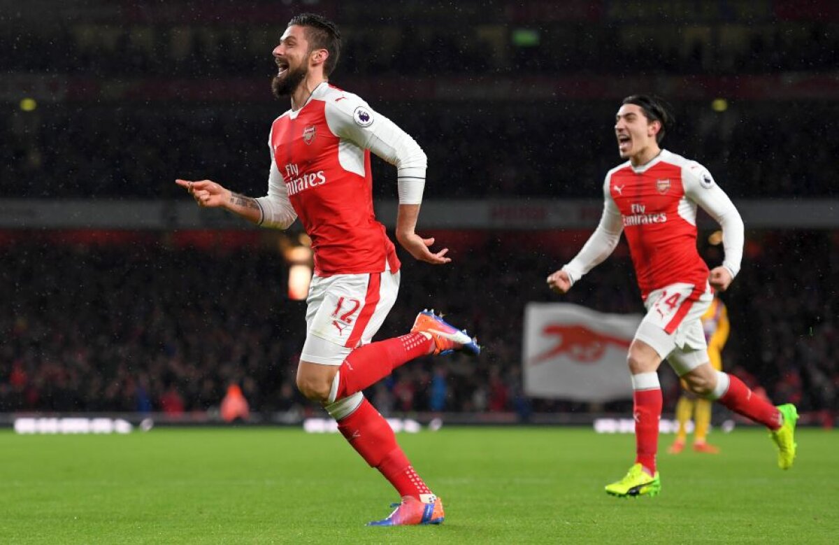 FOTO și VIDEO Giroud a intrat deja în cursa pentru golul anului » Atacantul lui Arsenal a reușit o execuție de pe altă planetă! 