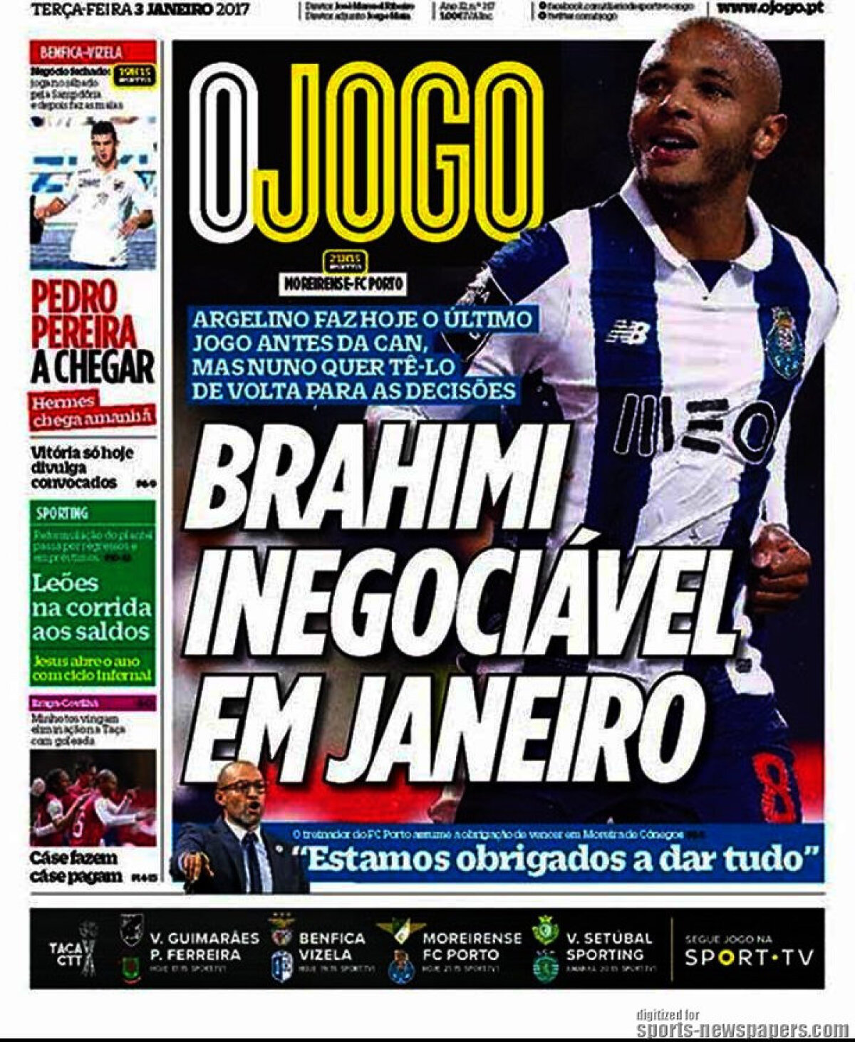 Ce scriu azi ziarele de sport din lume (3 ianuarie 2017)