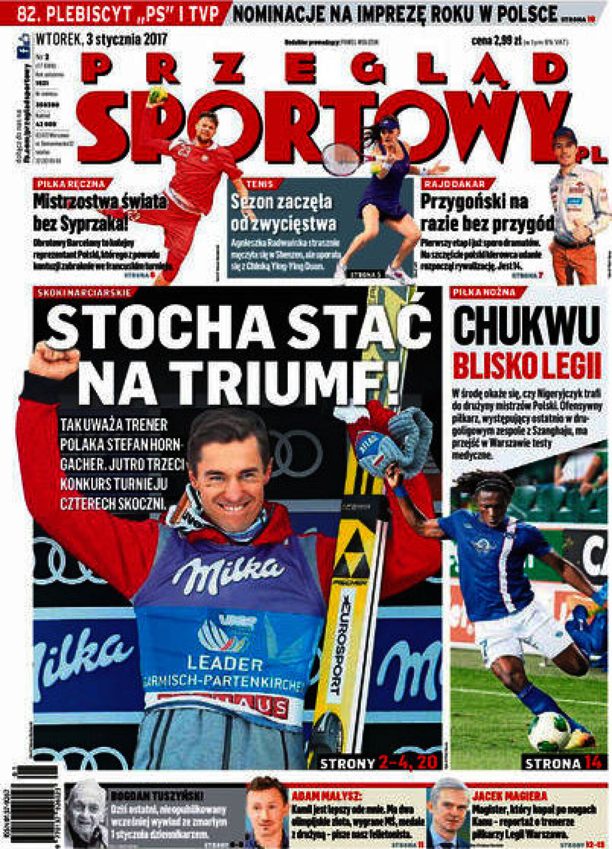 Ce scriu azi ziarele de sport din lume (3 ianuarie 2017)