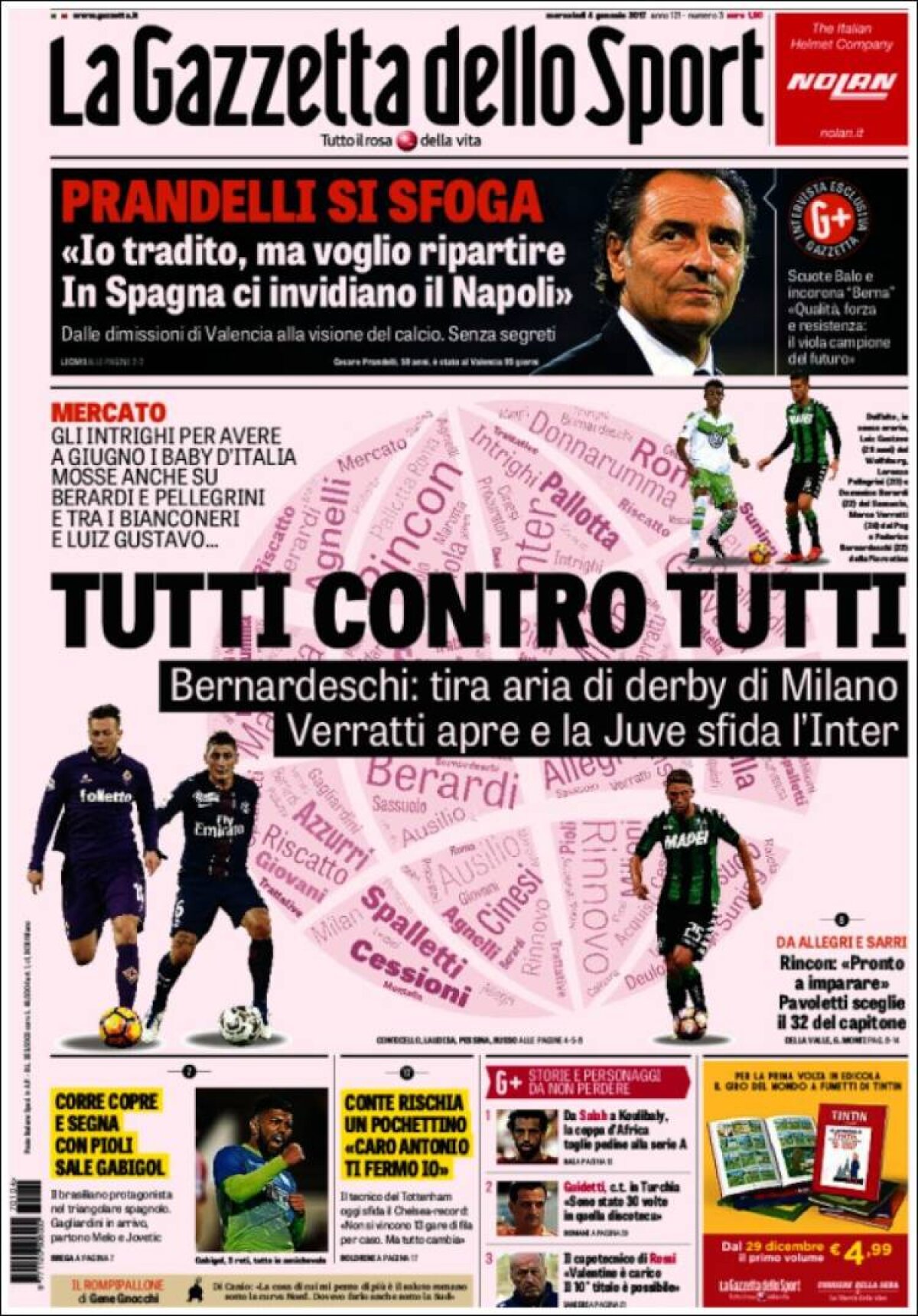 Ce scriu azi ziarele de sport din lume (4 ianuarie 2017)