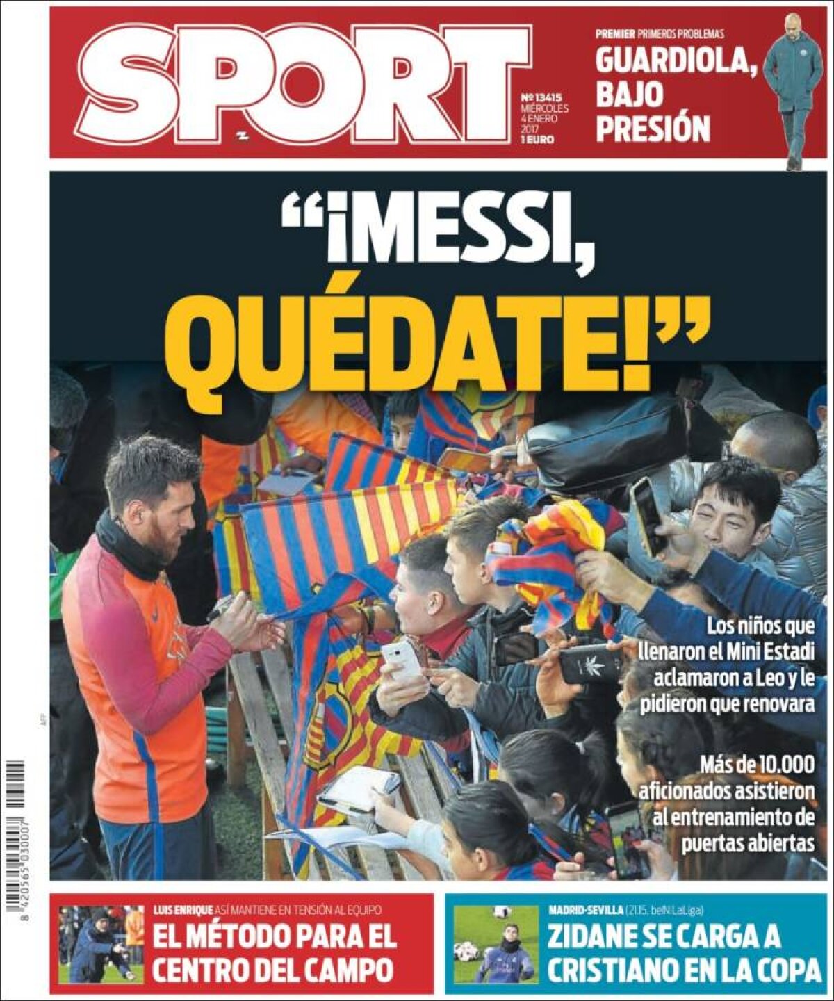 Ce scriu azi ziarele de sport din lume (4 ianuarie 2017)