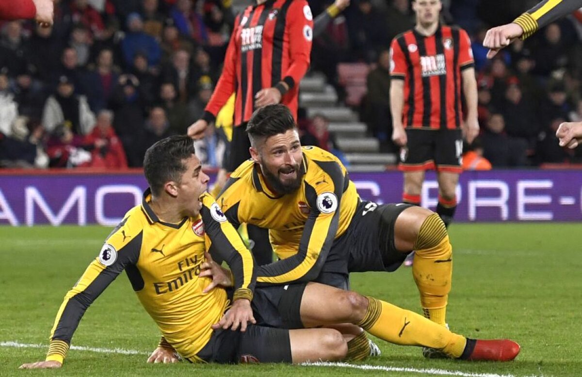 VIDEO Revenire incredibilă! » Arsenal a răsturnat un 0-3 cu Bournemouth, dar se indepărtează din ce în ce mai mult de titlu