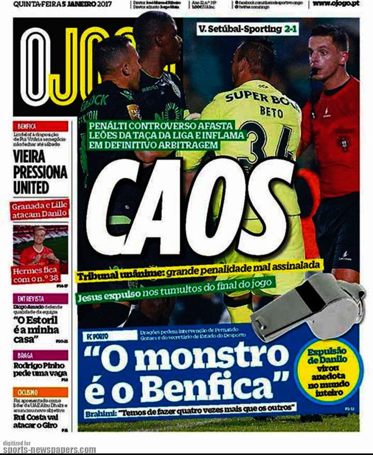 Ce scriu azi ziarele de sport din lume (5 ianuarie 2017)