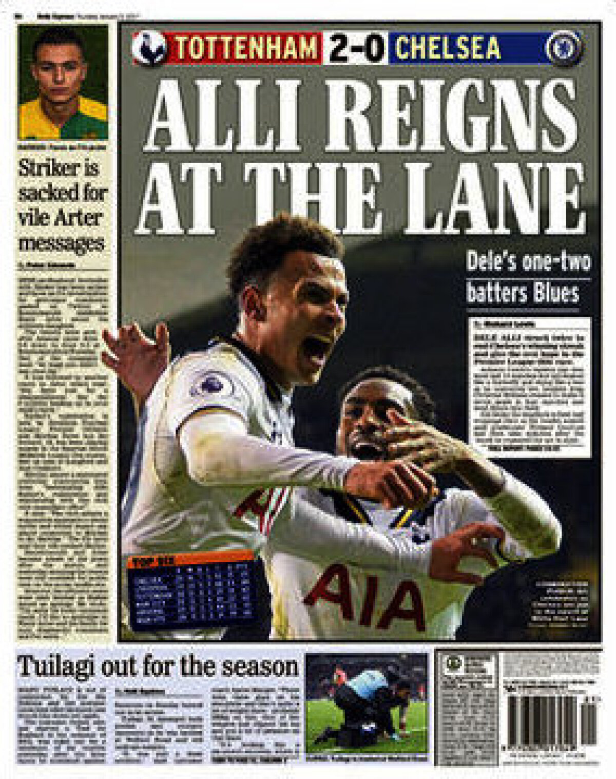 Ce scriu azi ziarele de sport din lume (5 ianuarie 2017)