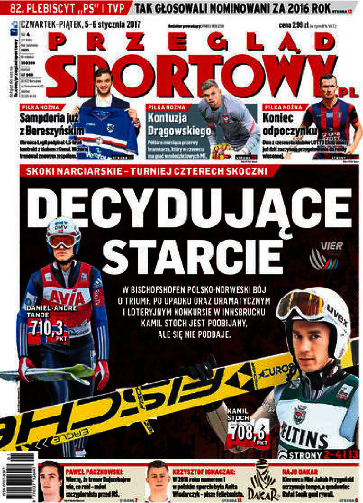 Ce scriu azi ziarele de sport din lume (5 ianuarie 2017)