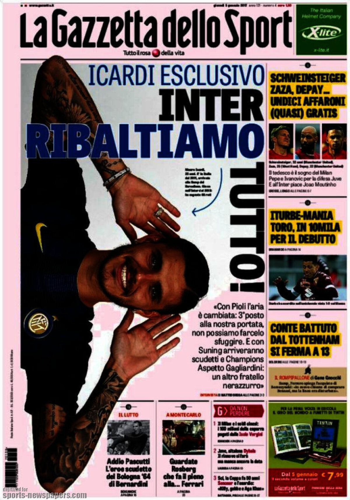 Ce scriu azi ziarele de sport din lume (5 ianuarie 2017)