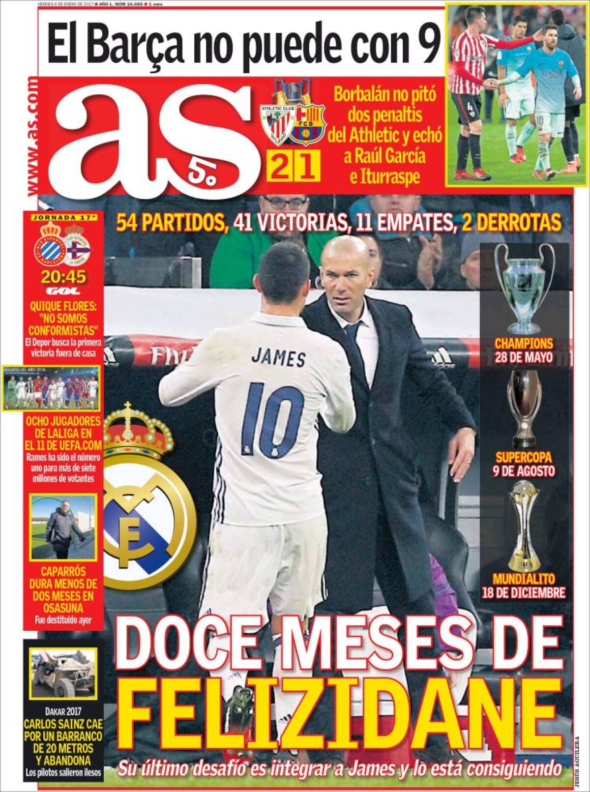 Ce scriu azi ziarele de sport din lume (6 ianuarie 2017)