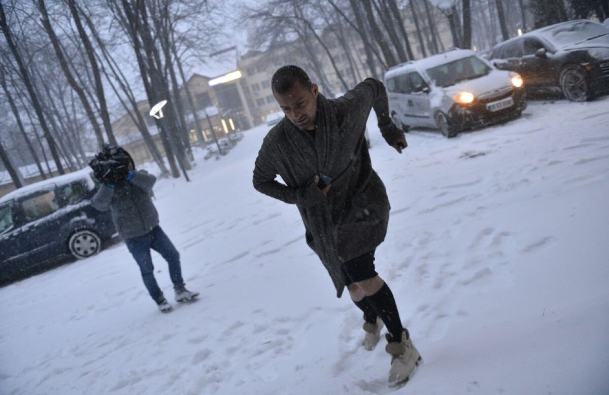 GALERIE FOTO Gabi Tamaș a "comis-o" din nou » Cum s-a prezentat astăzi la vizita medicală