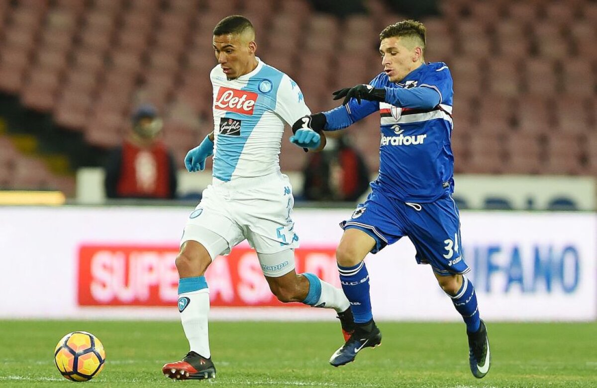 FOTO și VIDEO Chiricheș a revenit mai devreme pentru Napoli, în ciuda predicțiilor! Victorie obținută în ultimul minut cu Sampdoria