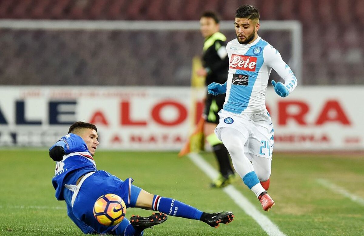 FOTO și VIDEO Chiricheș a revenit mai devreme pentru Napoli, în ciuda predicțiilor! Victorie obținută în ultimul minut cu Sampdoria