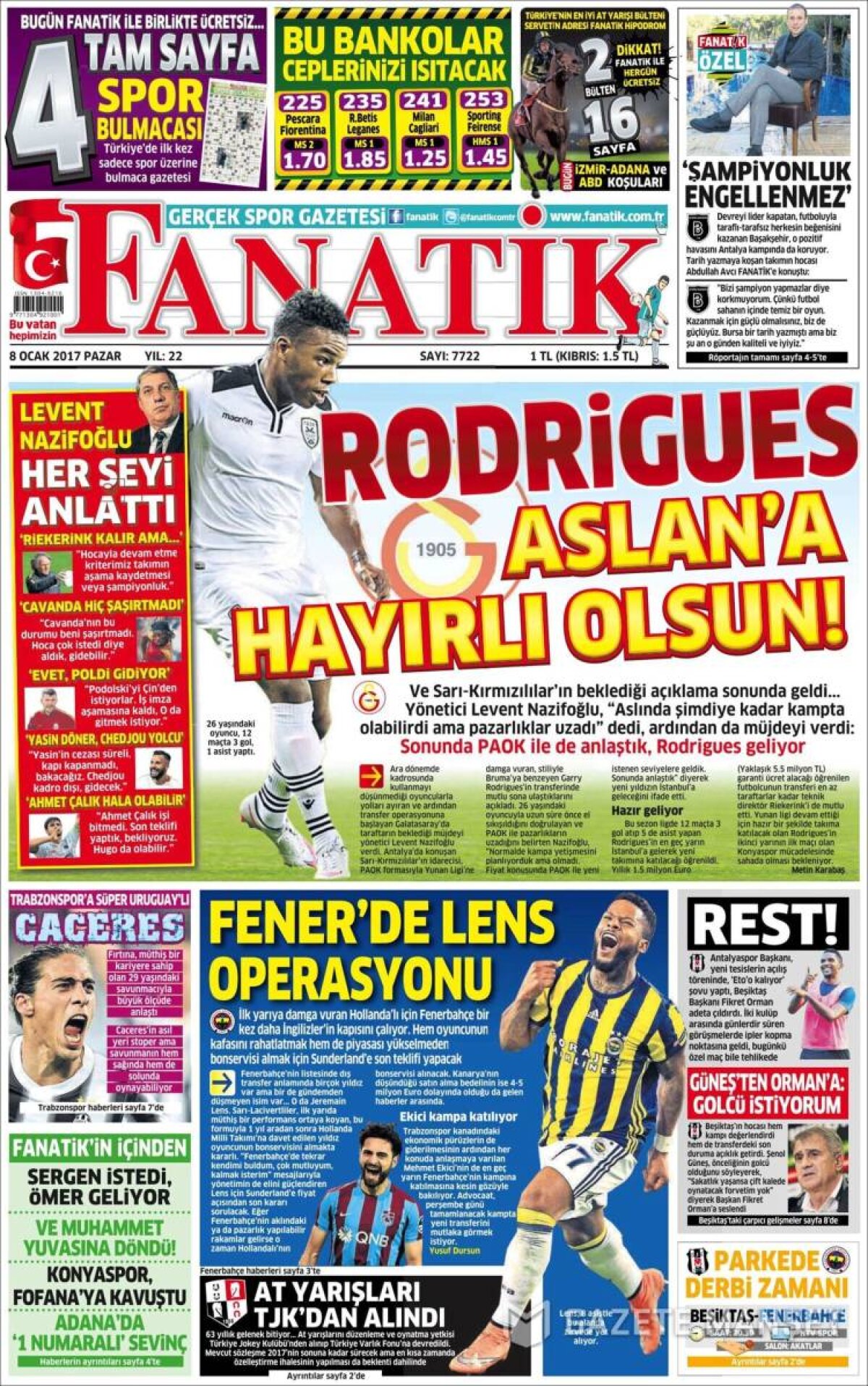 Ce scriu azi ziarele de sport din lume (8 ianuarie 2017)