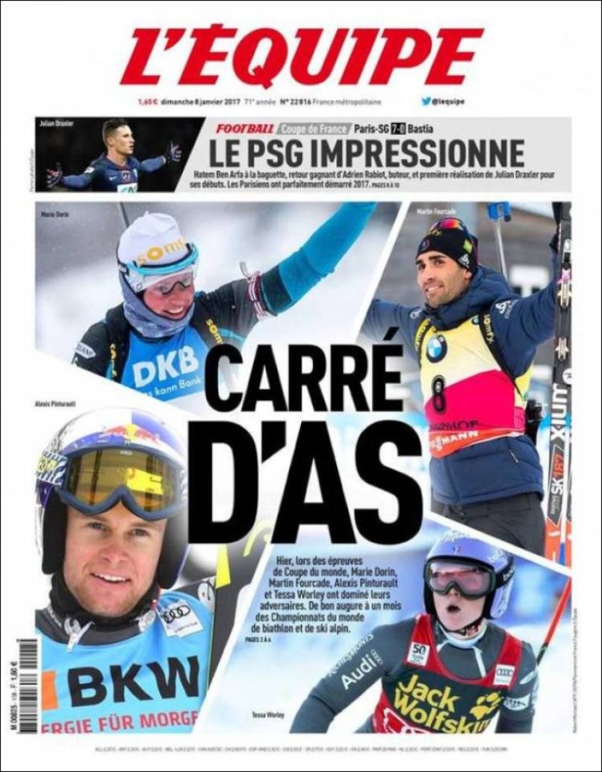 Ce scriu azi ziarele de sport din lume (8 ianuarie 2017)