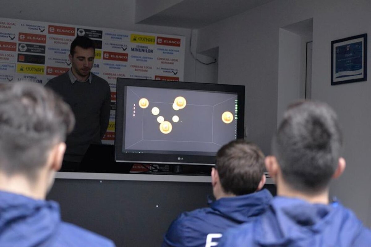 VIDEO+FOTO O echipă din Liga 1 a testat cea mai nouă inovaţie în sport folosită și de Barcelona » Aplicația antrenează creierul