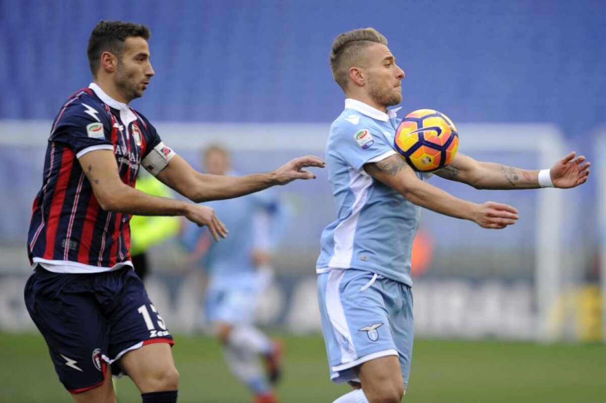 VIDEO Ștefan Radu, victorios în duelul românilor din Serie A » Lazio s-a impus în ultimele minute în fața lui Crotone