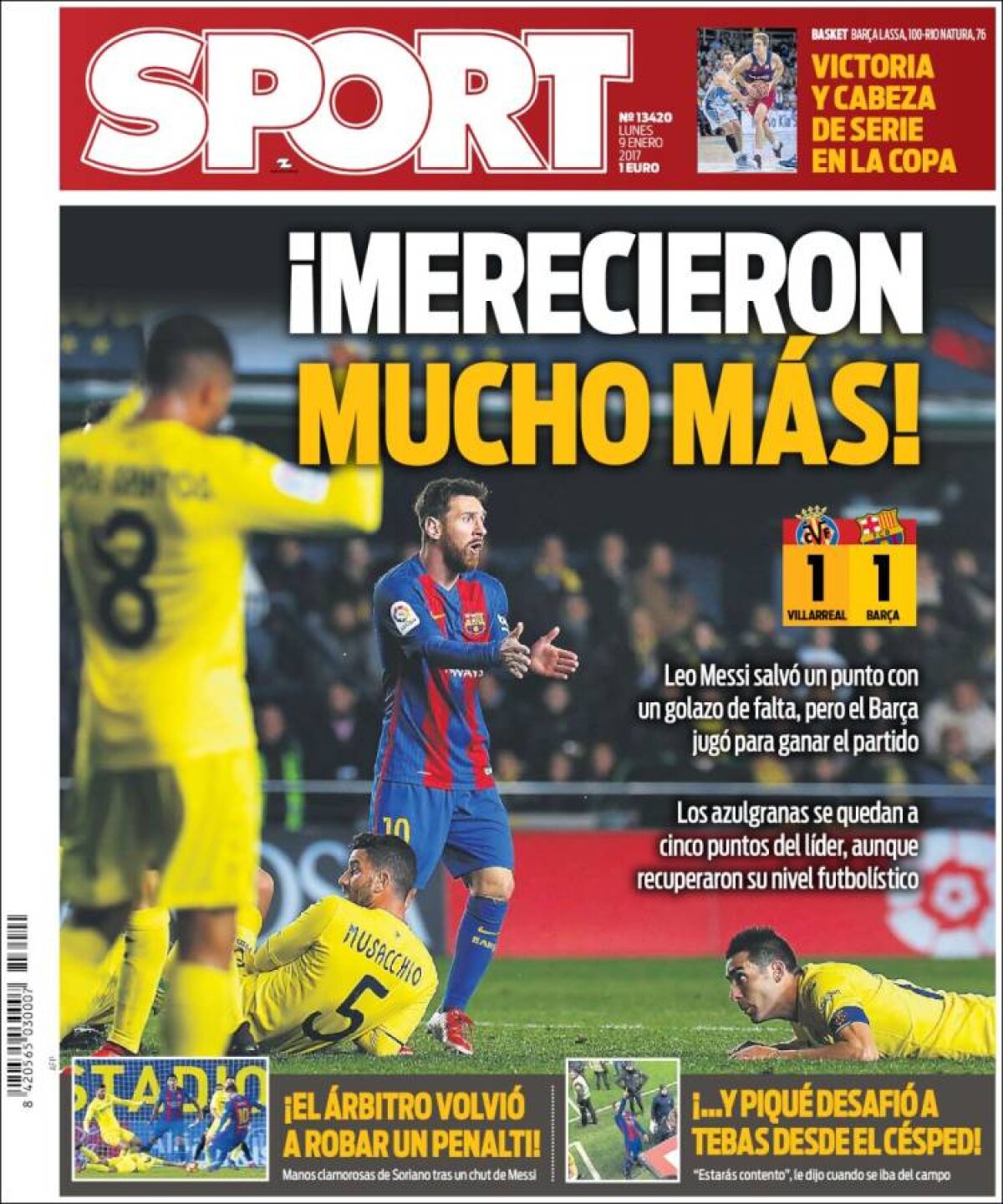 Ce scriu azi ziarele de sport din lume (9 ianuarie 2017)