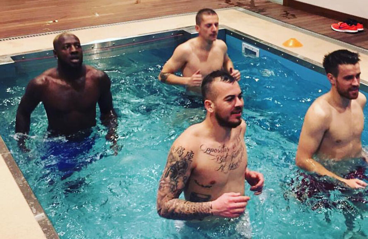 FOTO Frig și ploaie și-n Belek! Vremea nu ține cu Steaua: Reghe nu și-a scos jucătorii din hotel