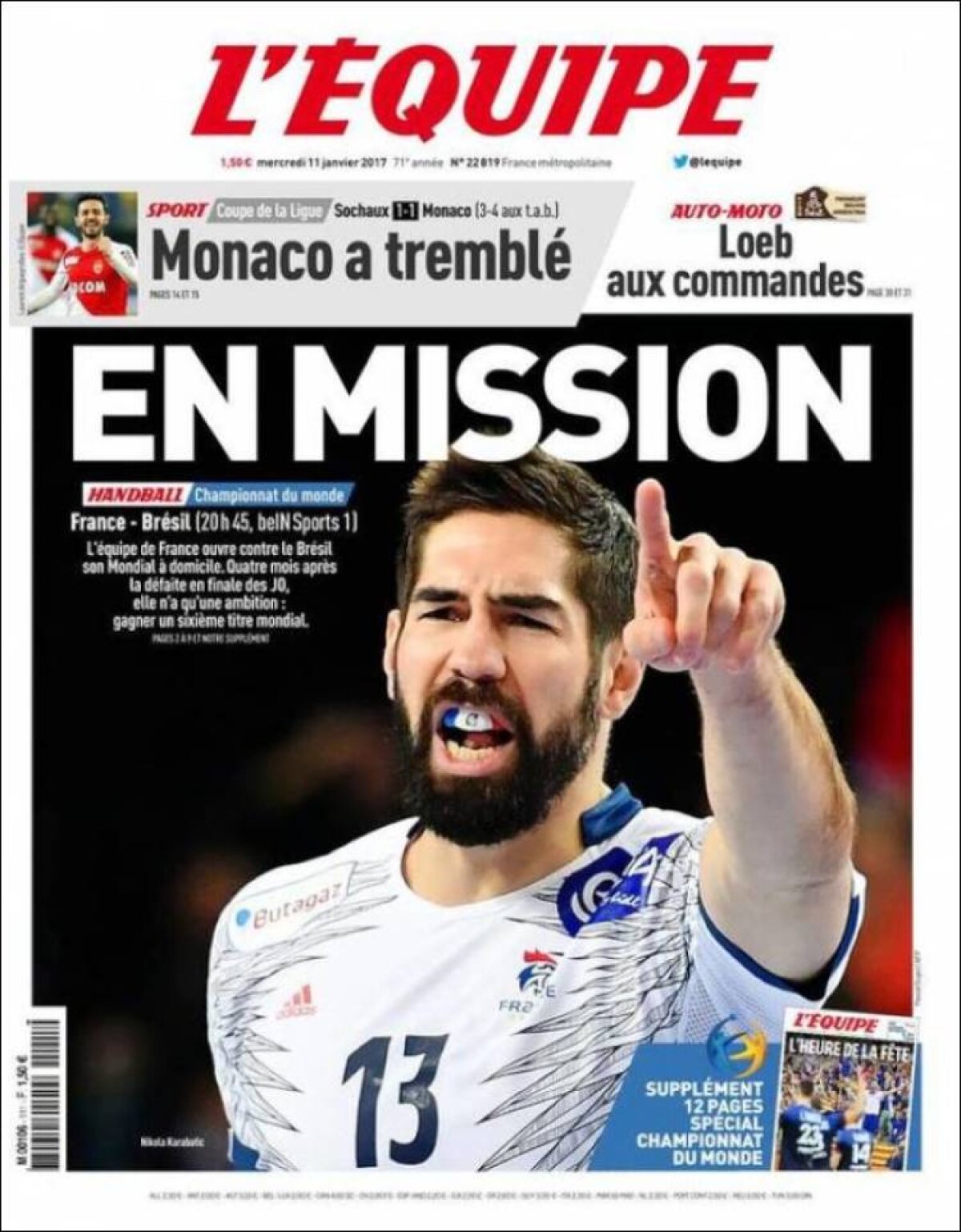 Ce scriu azi ziarele de sport din lume (11 ianuarie 2017)