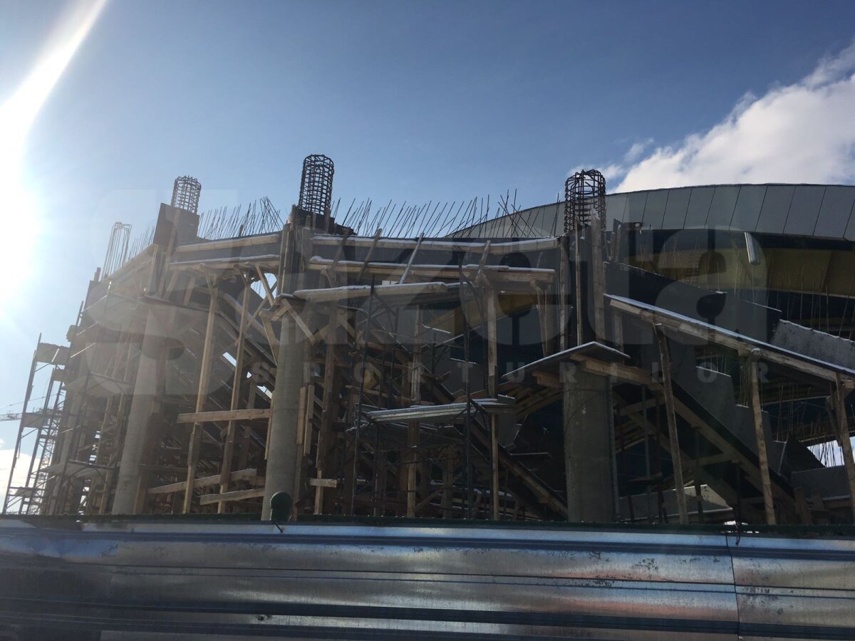 EXCLUSIV FOTO Noul stadion al Pandurilor prinde contur! Când ar trebui să fie gata și cum arată acum