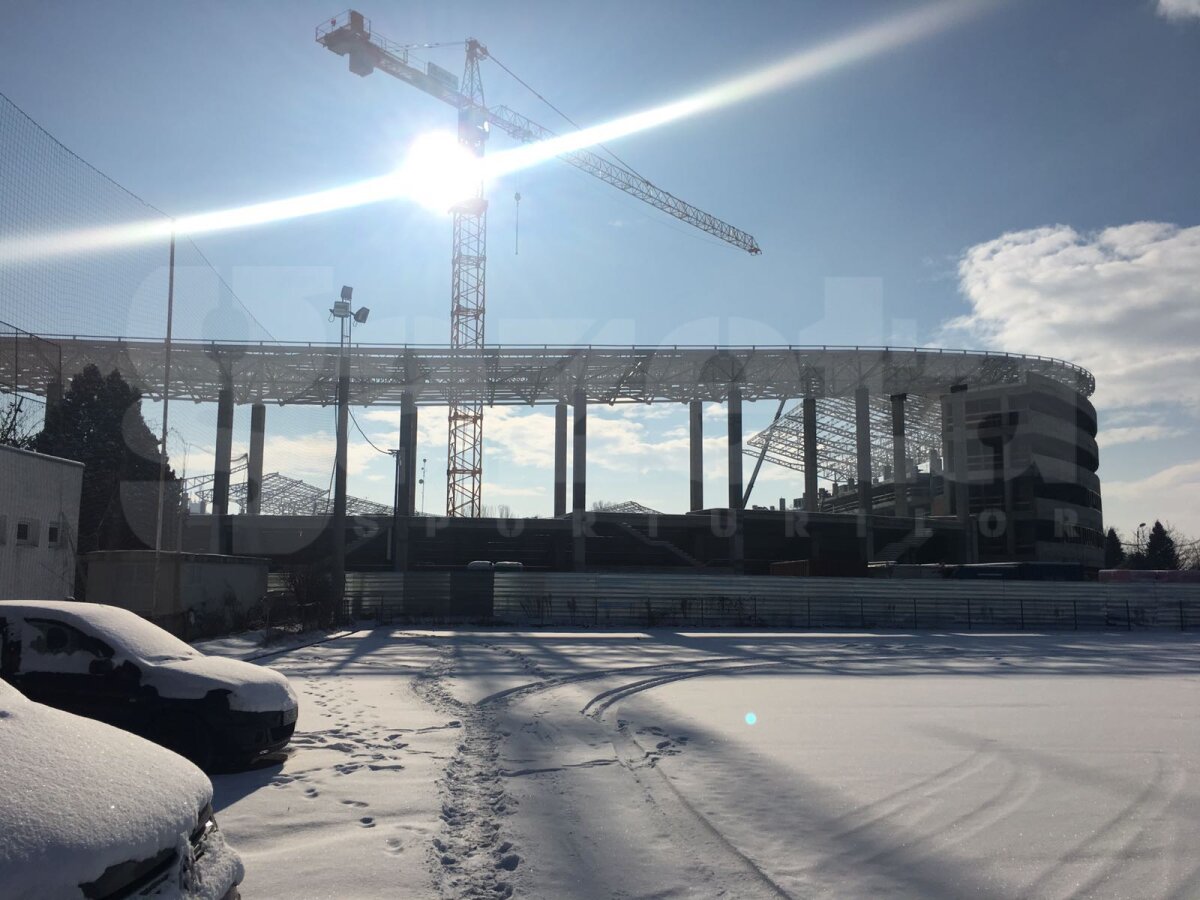 EXCLUSIV FOTO Noul stadion al Pandurilor prinde contur! Când ar trebui să fie gata și cum arată acum