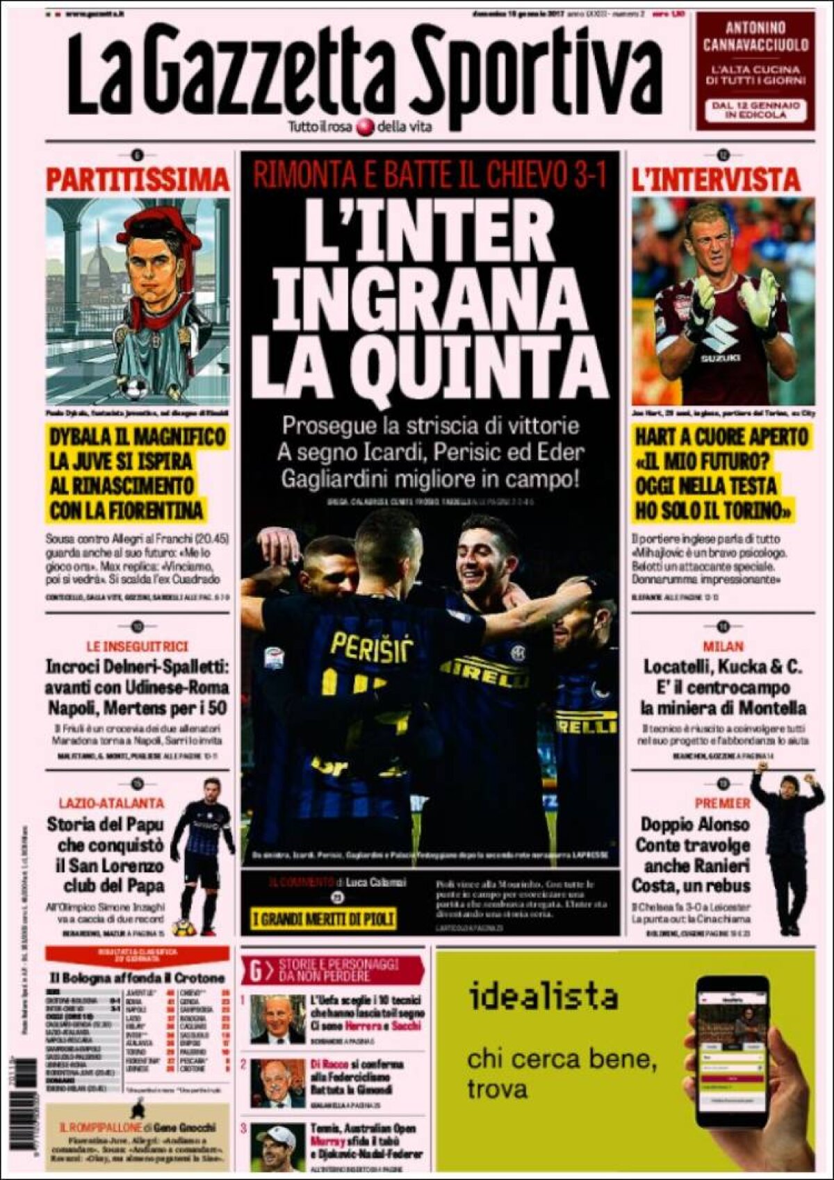 Ce scriu azi ziarele de sport din lume (15 ianuarie 2017)