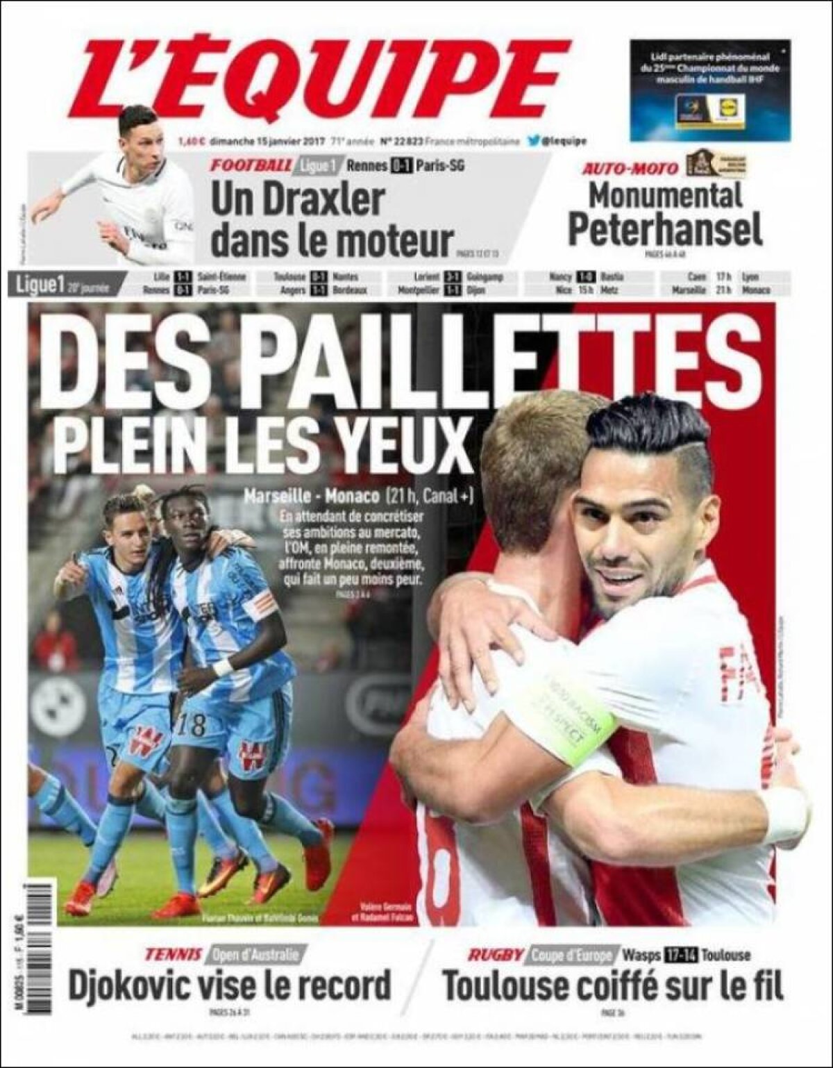 Ce scriu azi ziarele de sport din lume (15 ianuarie 2017)