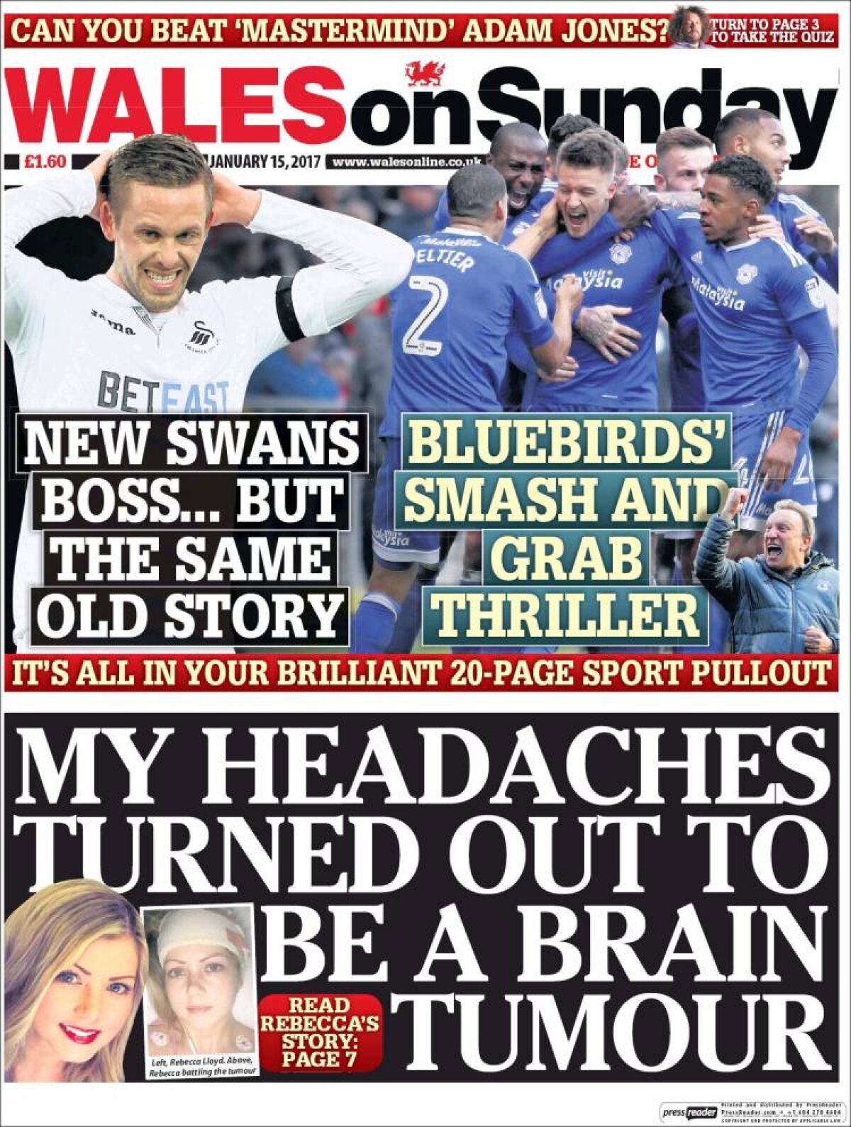 Ce scriu azi ziarele de sport din lume (15 ianuarie 2017)