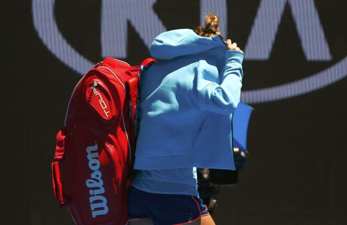 De necrezut! Simona Halep pierde în primul tur la Australian Open, după un meci horror