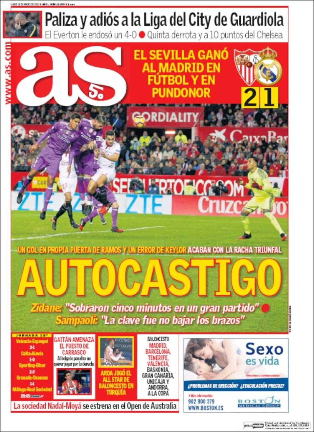 Ce scriu azi ziarele de sport din lume (16 ianuarie 2017)