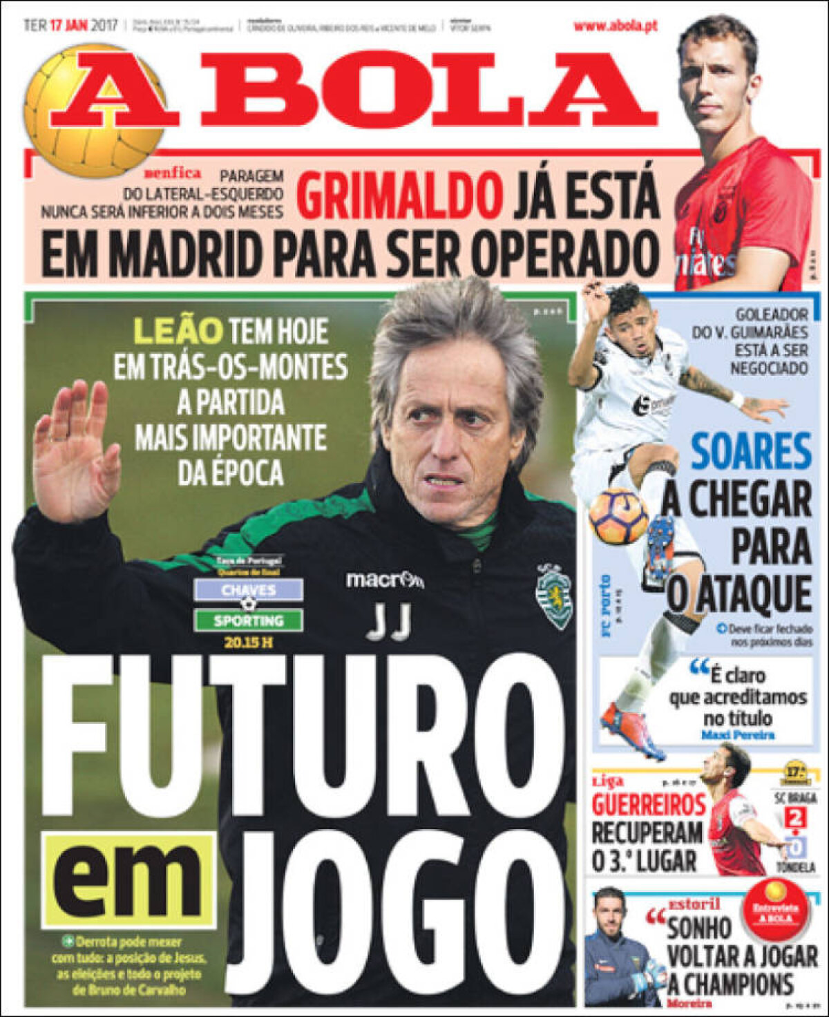 Ce scriu azi ziarele de sport din lume (17 ianuarie 2017)