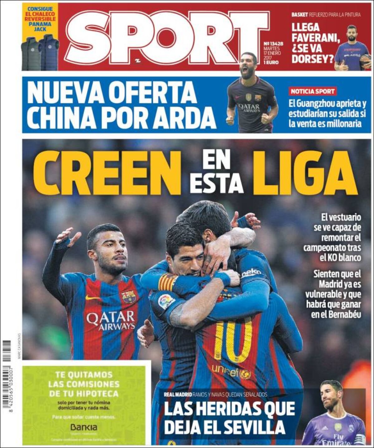 Ce scriu azi ziarele de sport din lume (17 ianuarie 2017)