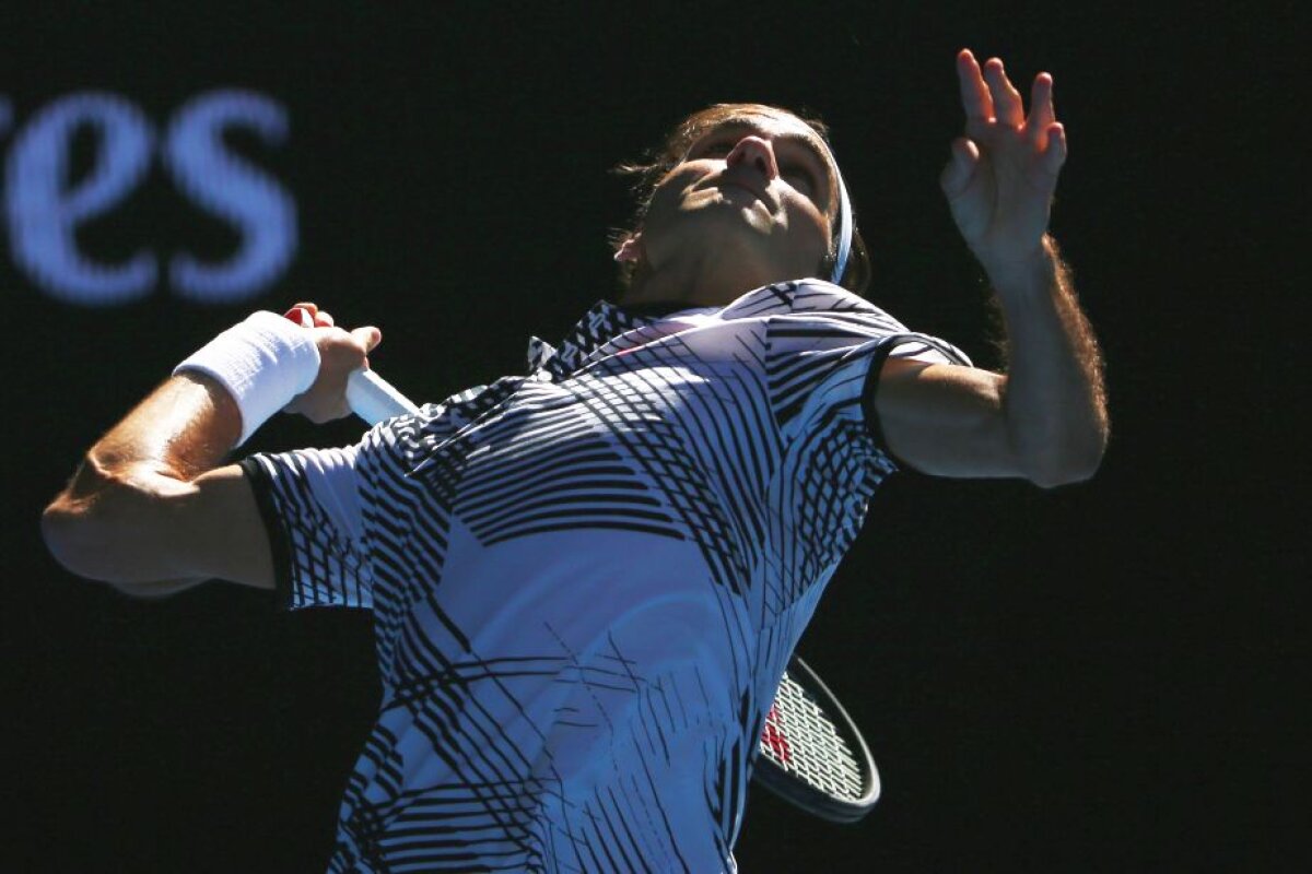 Australian Open 2017. Două eliminări surpriză pe tabloul masculin » Federer, Nishikori și Serena merg mai departe » Cele mai importante rezultate