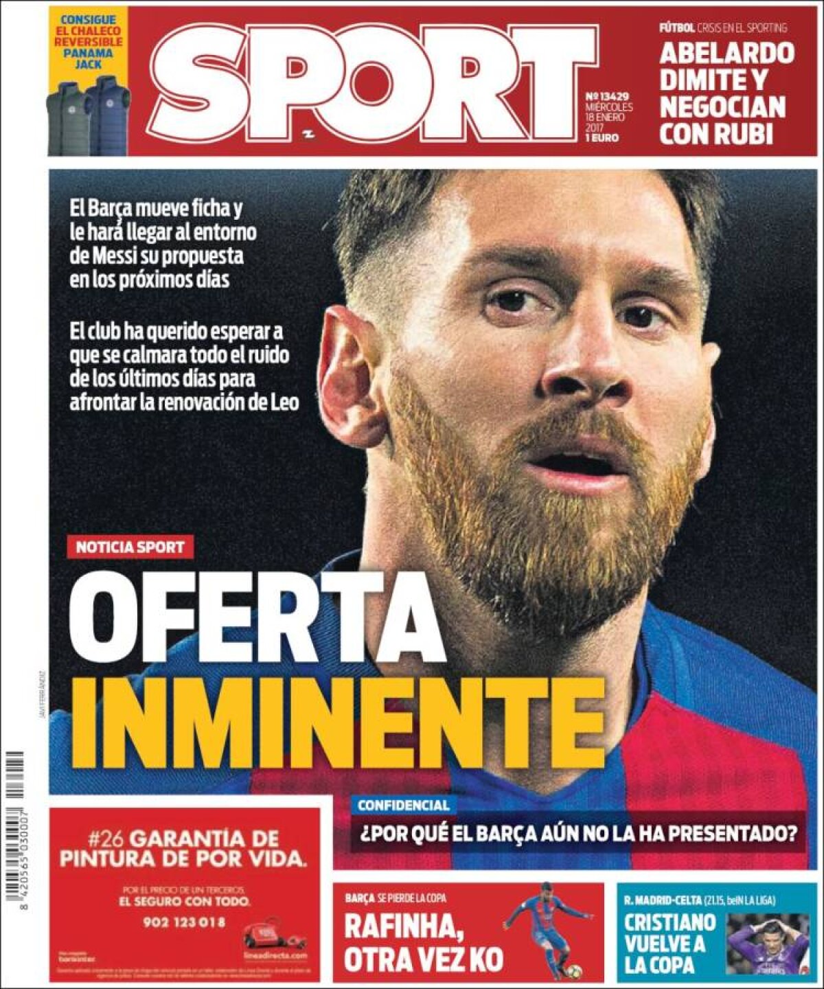 Ce scriu azi ziarele de sport din lume (18 ianuarie 2017)