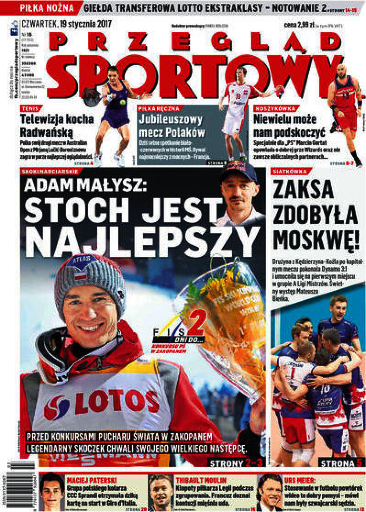 Ce scriu azi ziarele de sport din lume (19 ianuarie 2017)