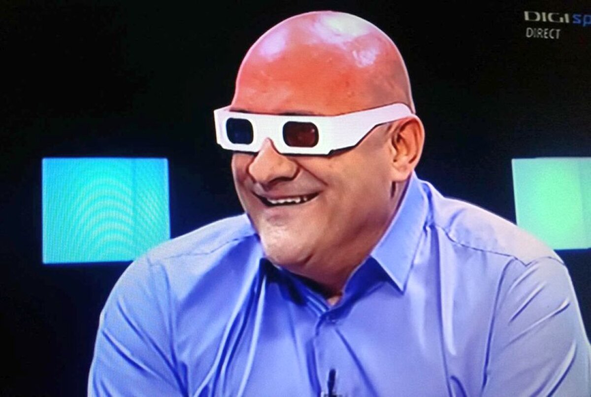 FOTO Apariție surprinzătoare a lui Balint în direct la TV în semn de protest față de situația Stelei: "Văd în ceață această problemă"