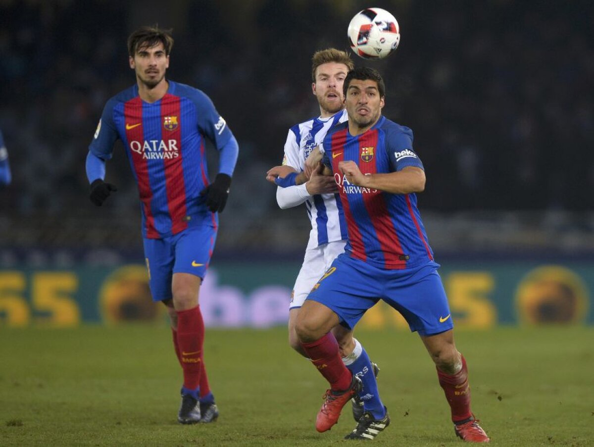 GALERIE FOTO și VIDEO Victorie după aproape 10 ani de așteptare! Barcelona a câștigat pe Anoeta, scor 1-0 » Doar Messi și Iniesta au prins și precedenta victorie