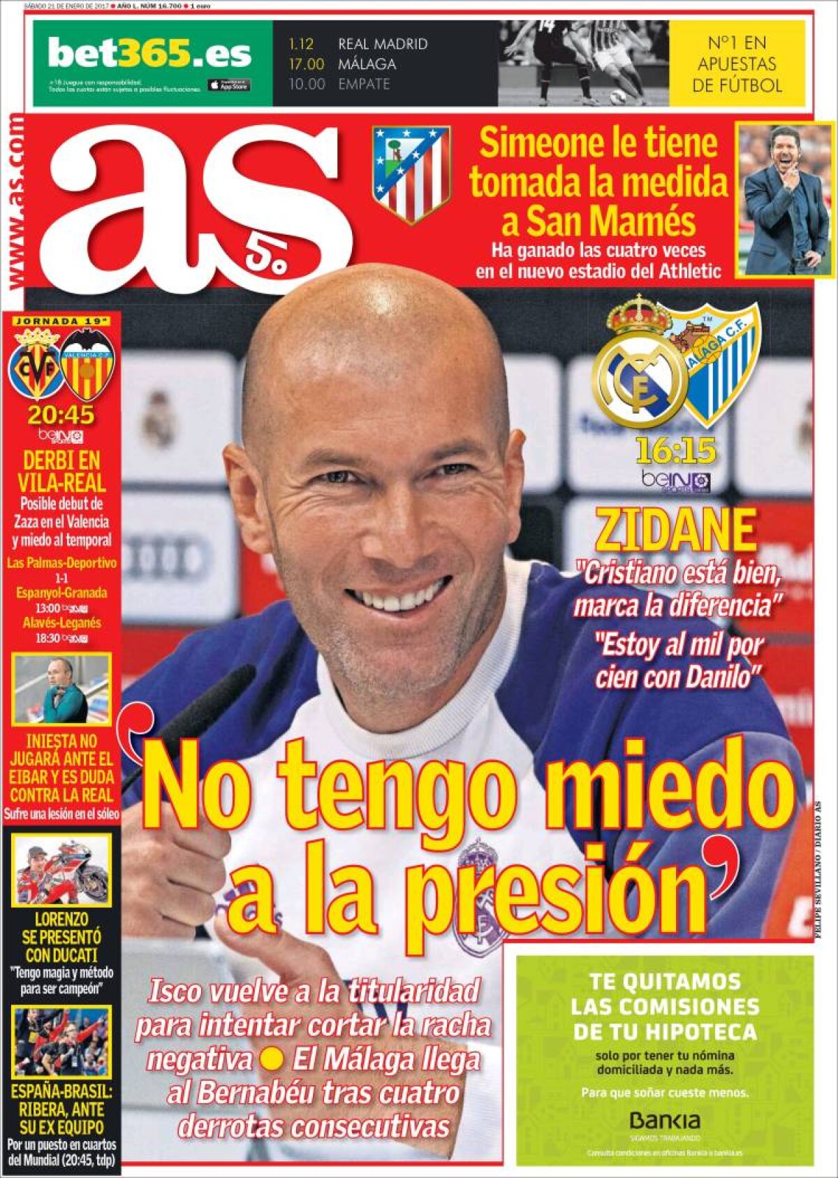 Ce scriu azi ziarele de sport din lume (21 ianuarie 2017)