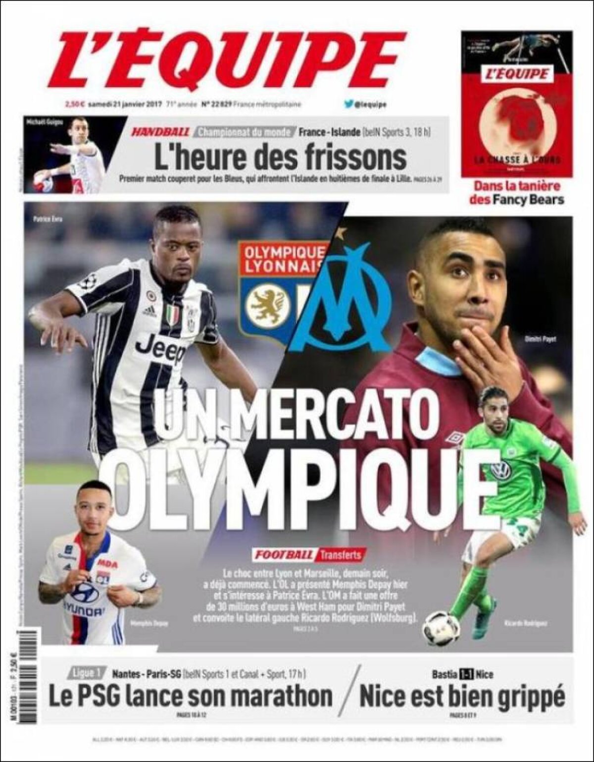 Ce scriu azi ziarele de sport din lume (21 ianuarie 2017)