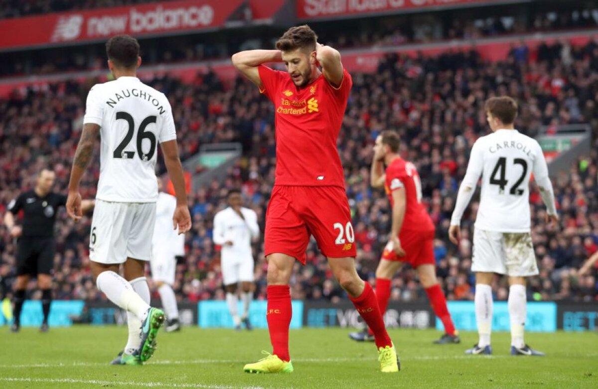 FOTO și VIDEO Repriză nebună pe Anfield » Liverpool bătută acasă, deși a revenit de la 0-2