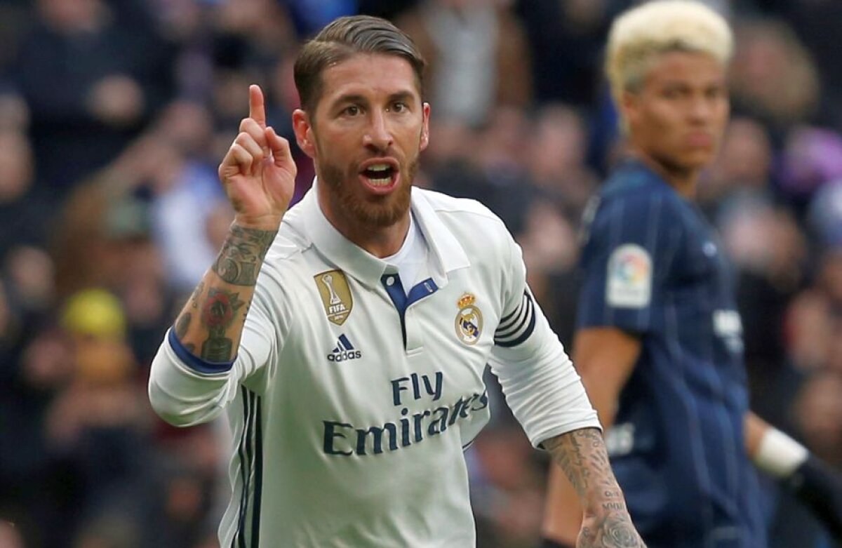 FOTO și VIDEO Real Madrid, victorie cu Malaga » Sergio Ramos a fost eroul madrilenilor și a marcat o "dublă"!