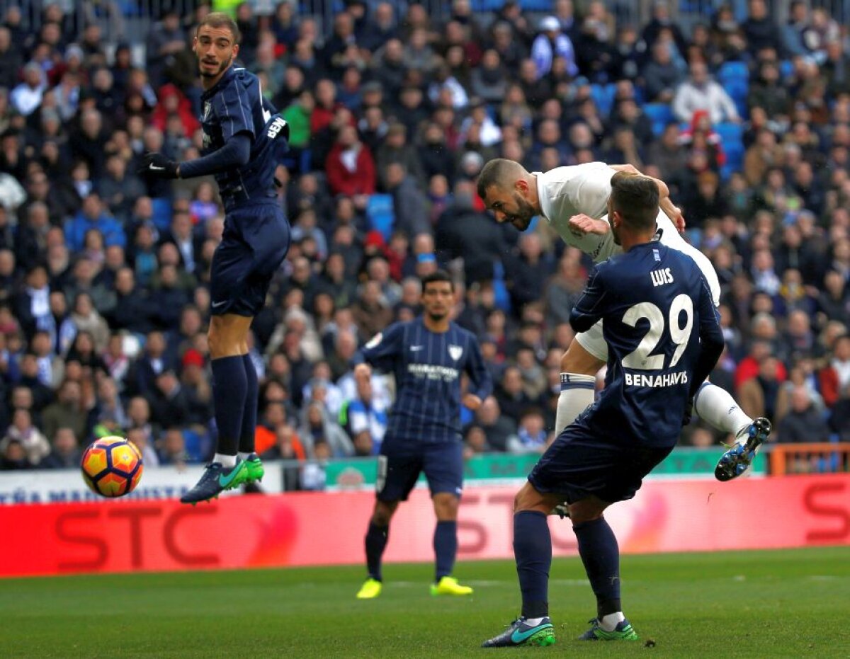FOTO și VIDEO Real Madrid, victorie cu Malaga » Sergio Ramos a fost eroul madrilenilor și a marcat o "dublă"!
