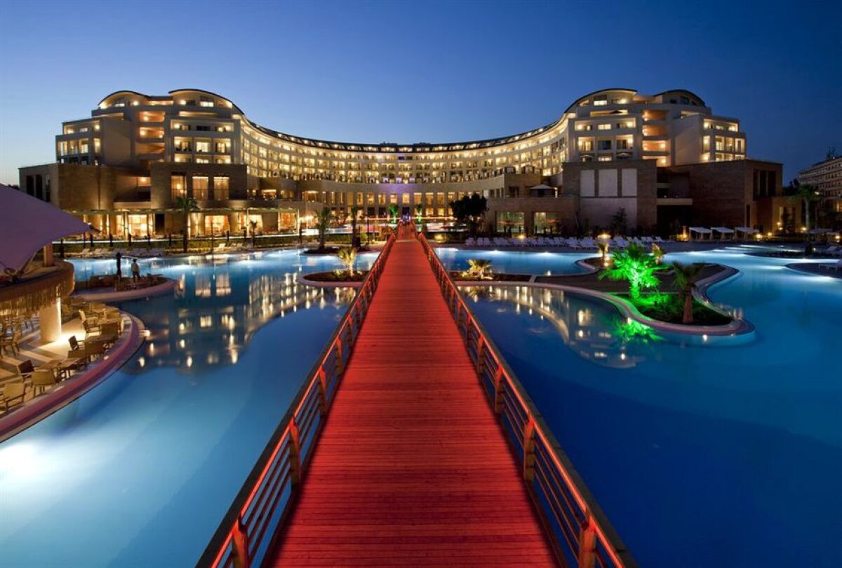 FOTO Sejur în paradis! Steaua și-a stabilit cantonamentul într-un complex hotelier din Belek construit în 2013, care a costat 100 de milioane de euro