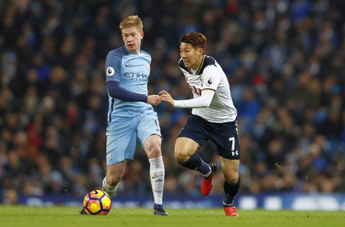 FOTO și VIDEO Final incredibil de meci pe Etihad: City ratează victoria cu Tottenham, după ce a condus cu 2-0!