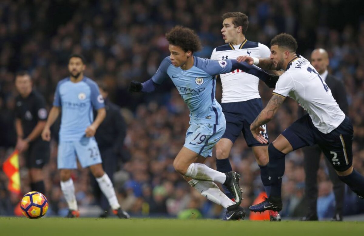 FOTO și VIDEO Final incredibil de meci pe Etihad: City ratează victoria cu Tottenham, după ce a condus cu 2-0!