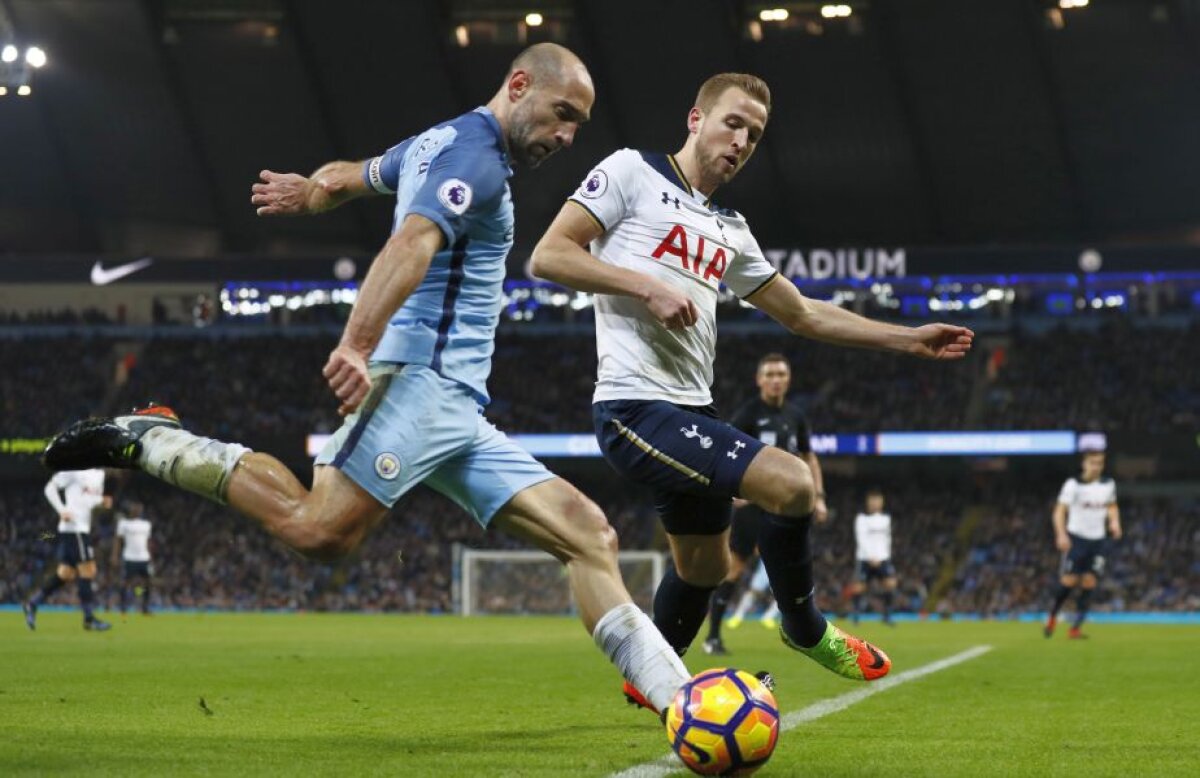 FOTO și VIDEO Final incredibil de meci pe Etihad: City ratează victoria cu Tottenham, după ce a condus cu 2-0!